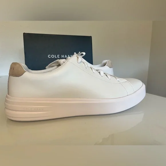 Cole Haan White Sneakers - Picture 3 of 7